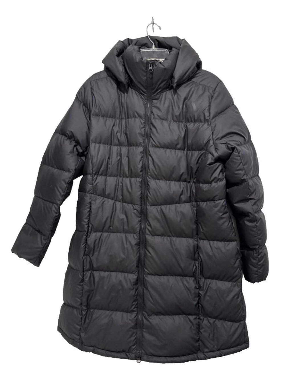 THE NORTH FACE Black Metropolis Down Parka Puffer Jacket Detachable Hood Size 1X